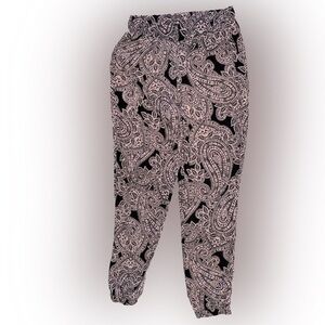 Charlotte Russe Paisley Joggers